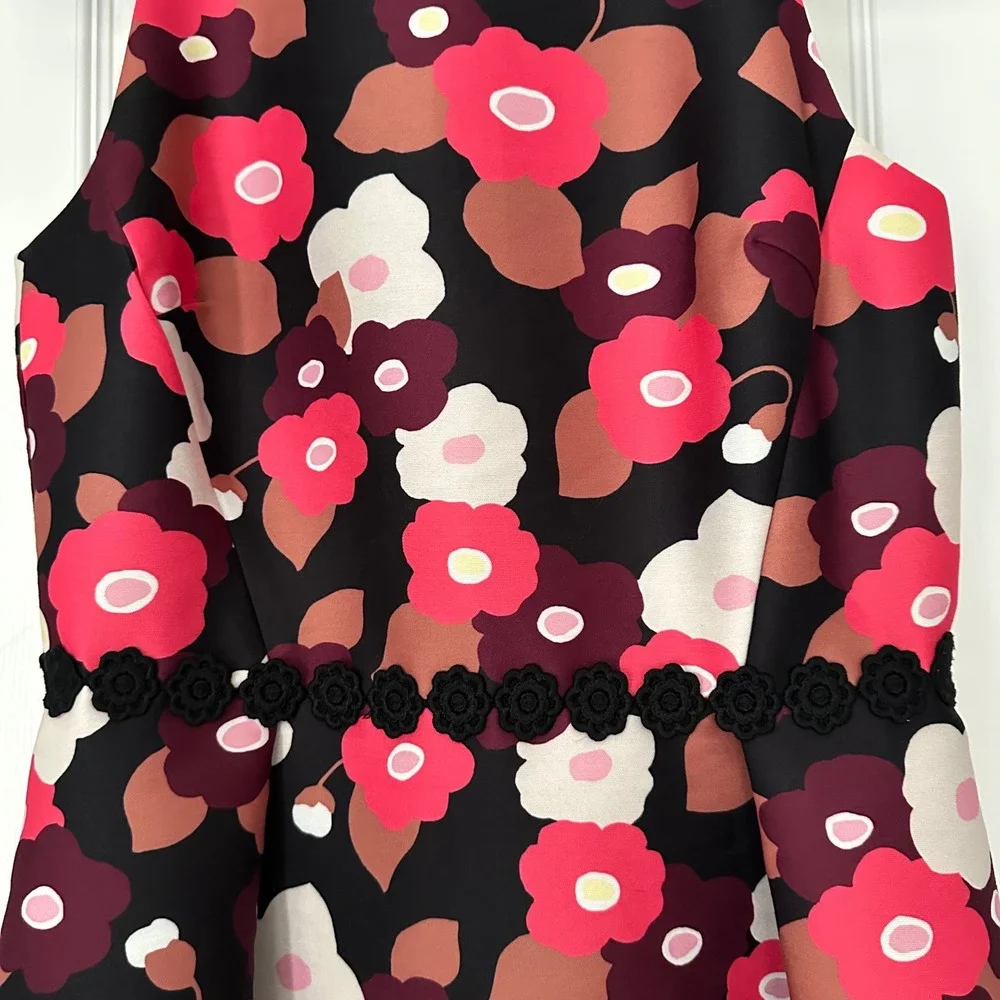 Kate Spade Blooming Mikado Floral Dress‎ Size 4
